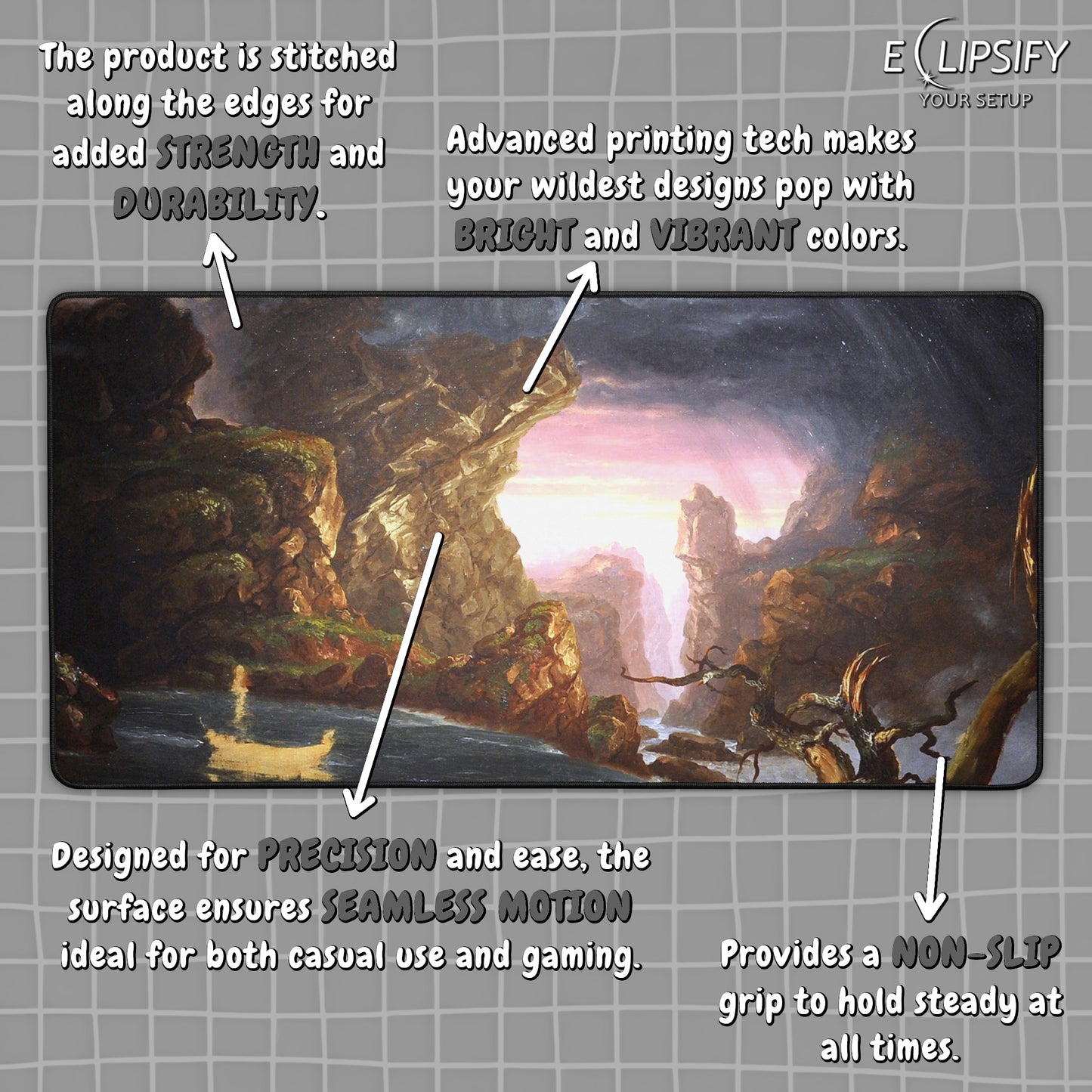 The Voyage of Life: Thomas Cole Mouse Pad