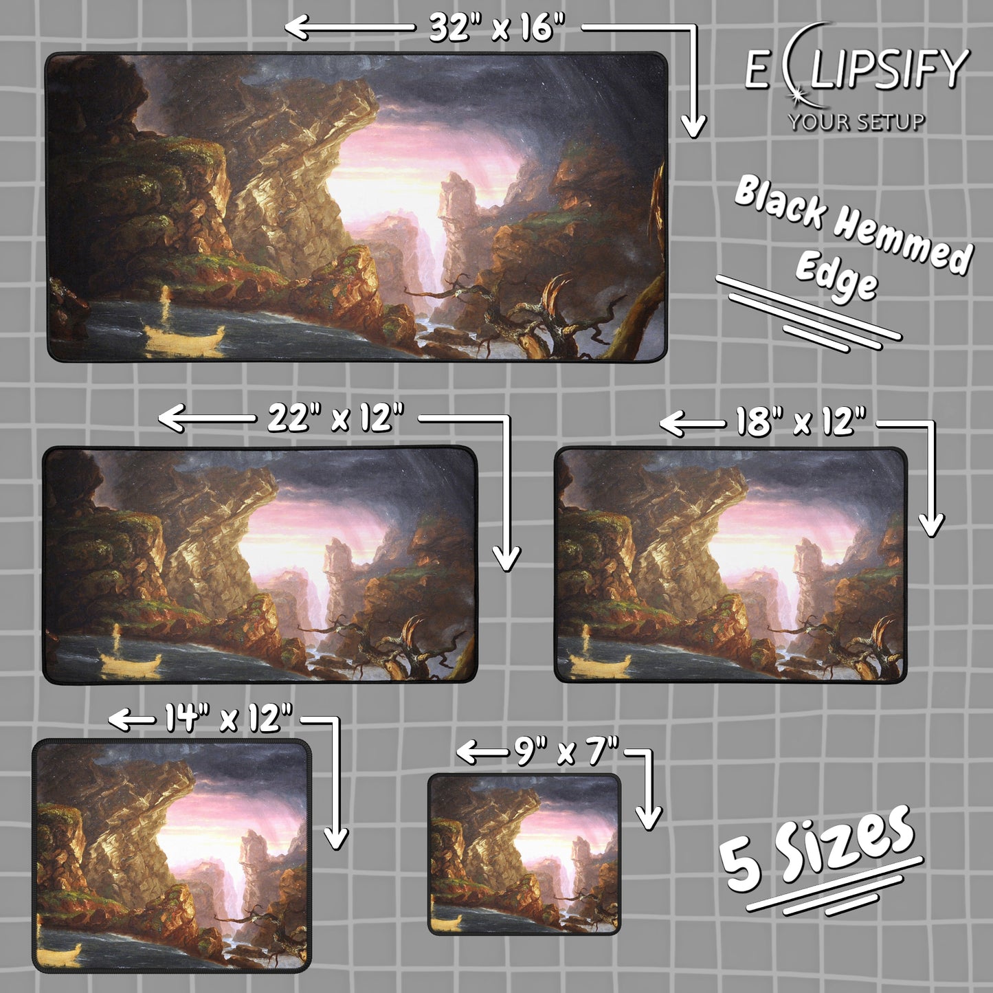 The Voyage of Life: Thomas Cole Mouse Pad