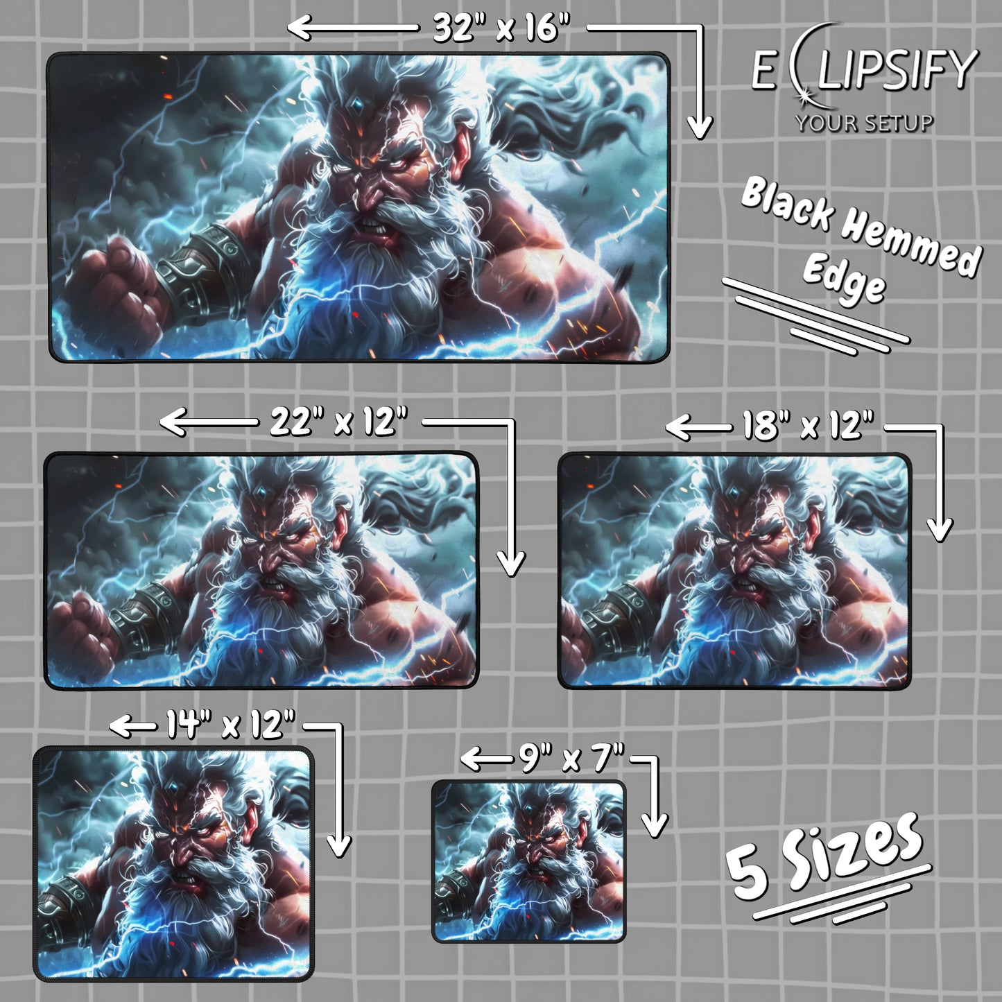 Thunder: Zeus Gaming Mouse Pad