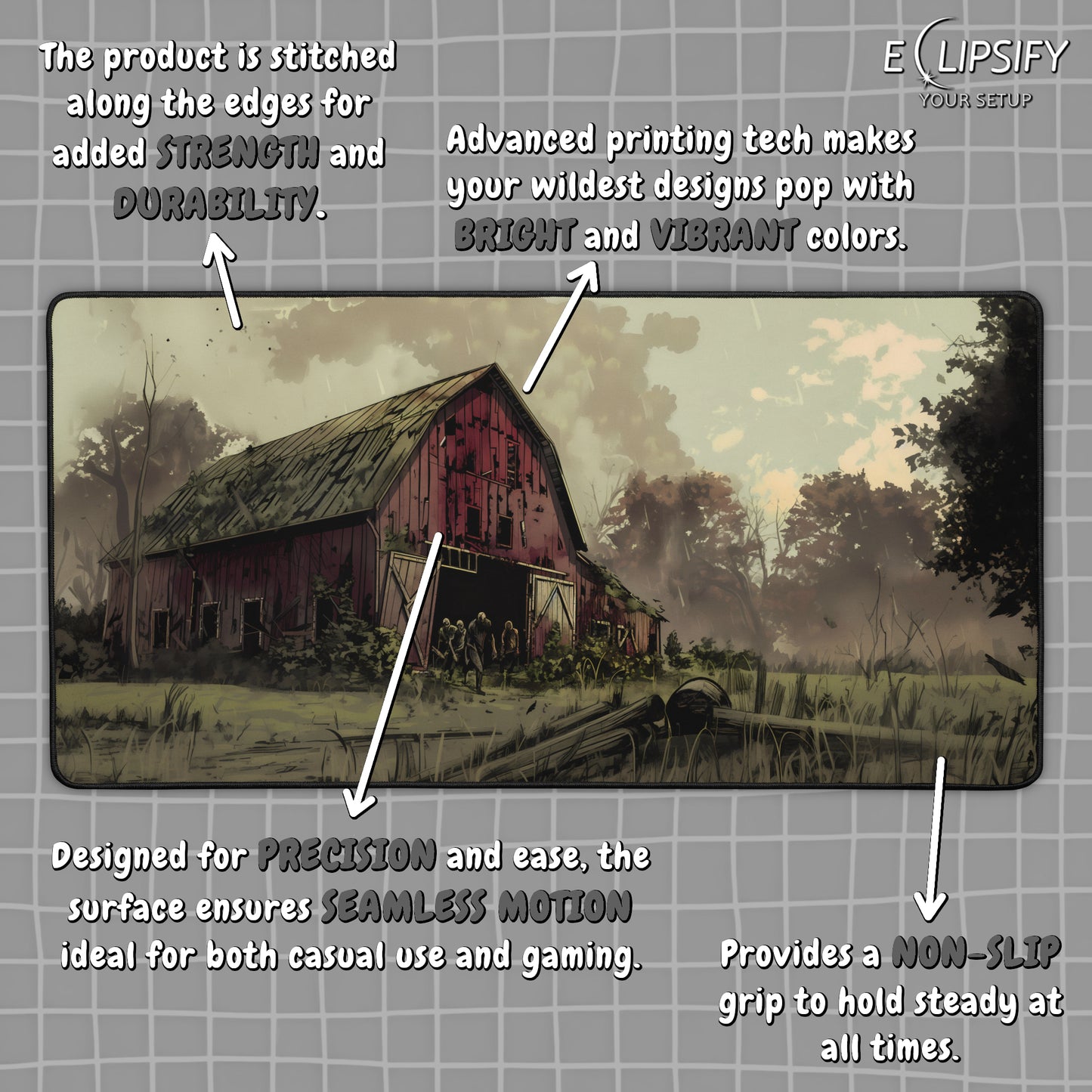 The Barn: Zombie Apocalypse Mouse Pad