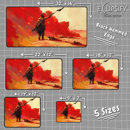 Apocalypse Road: Red Desert Apocalypse Mouse Pad