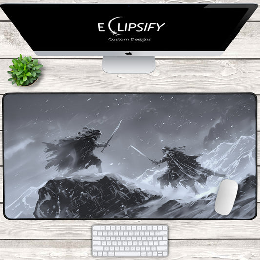 Battle for the North: Fantasy Warriors Gaming Mouse Pad