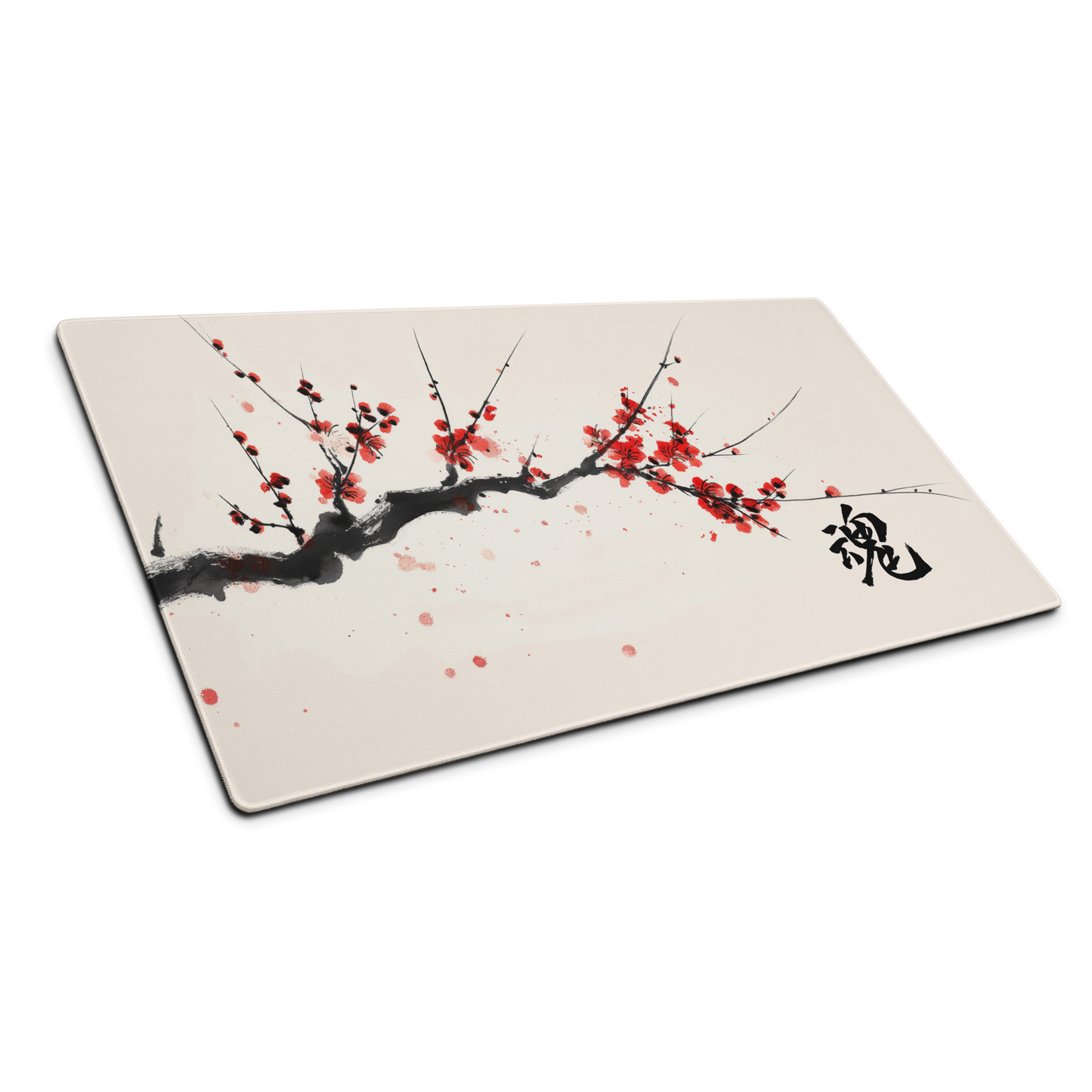 Soul Tamashii Kanji: Cherry Blossom Gaming Mouse Pad