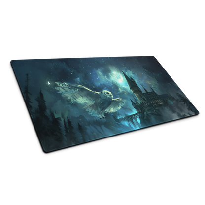 Owls Watch: Wizard Castle Gaming Mouse Pad