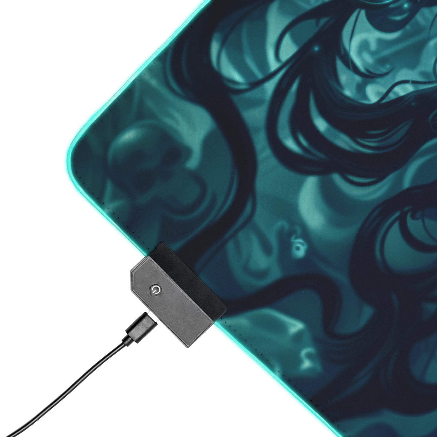 Stone Serpent: Medusa And Skulls Gaming Mouse Pad