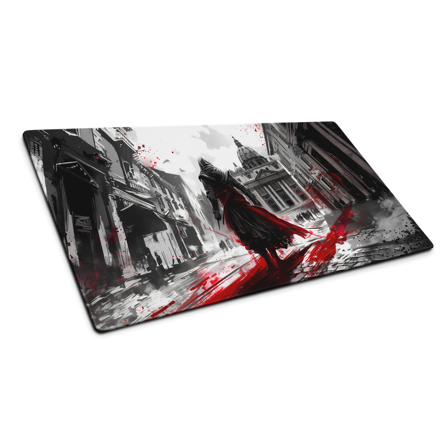 Shadows of Deception: Assassin Gaming Mouse Pad