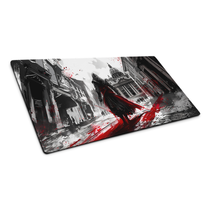 Shadows of Deception: Assassin Gaming Mouse Pad