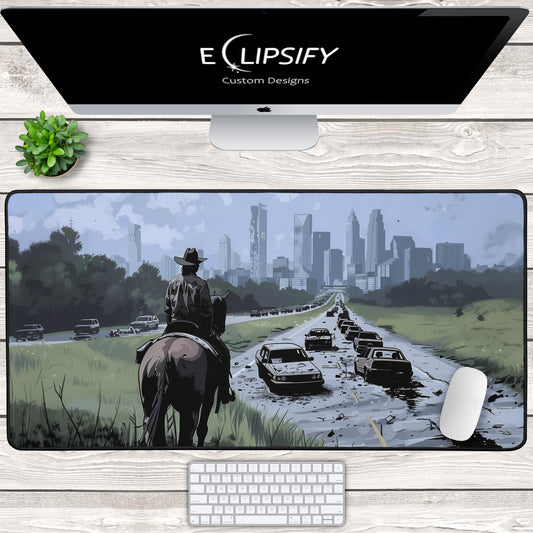Atlanta: Zombie Sheriff Gaming Mouse Pad