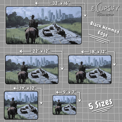 Atlanta: Zombie Sheriff Gaming Mouse Pad