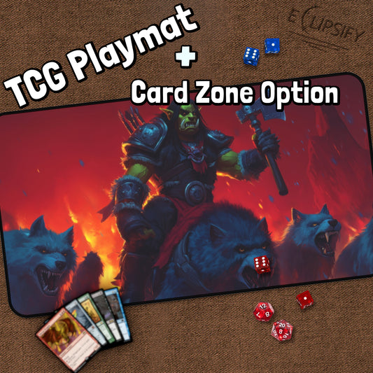 The Hunt: Orc And Wolves TCG Playmat