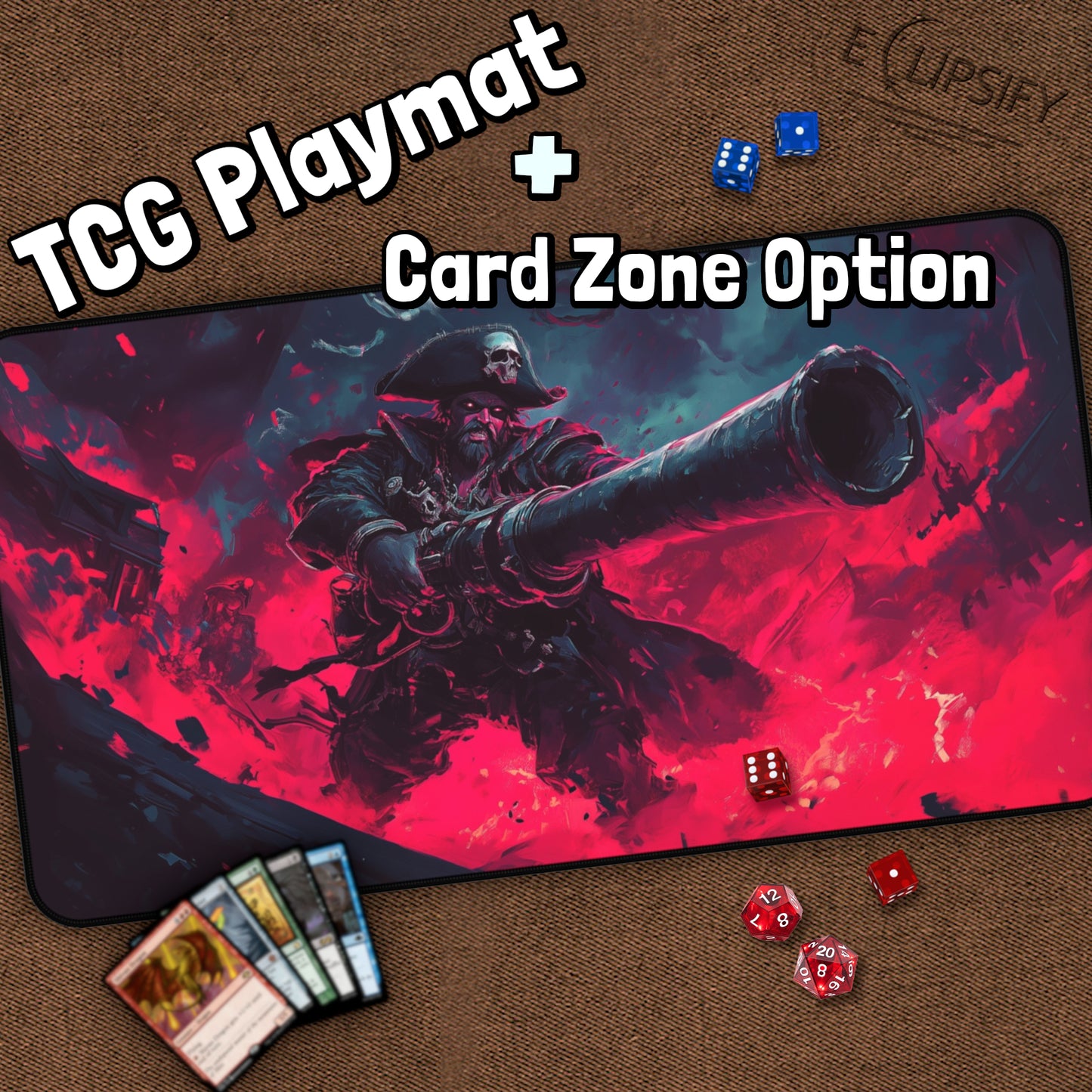 Captains Cannon: Pirate Cannon TCG Playmat