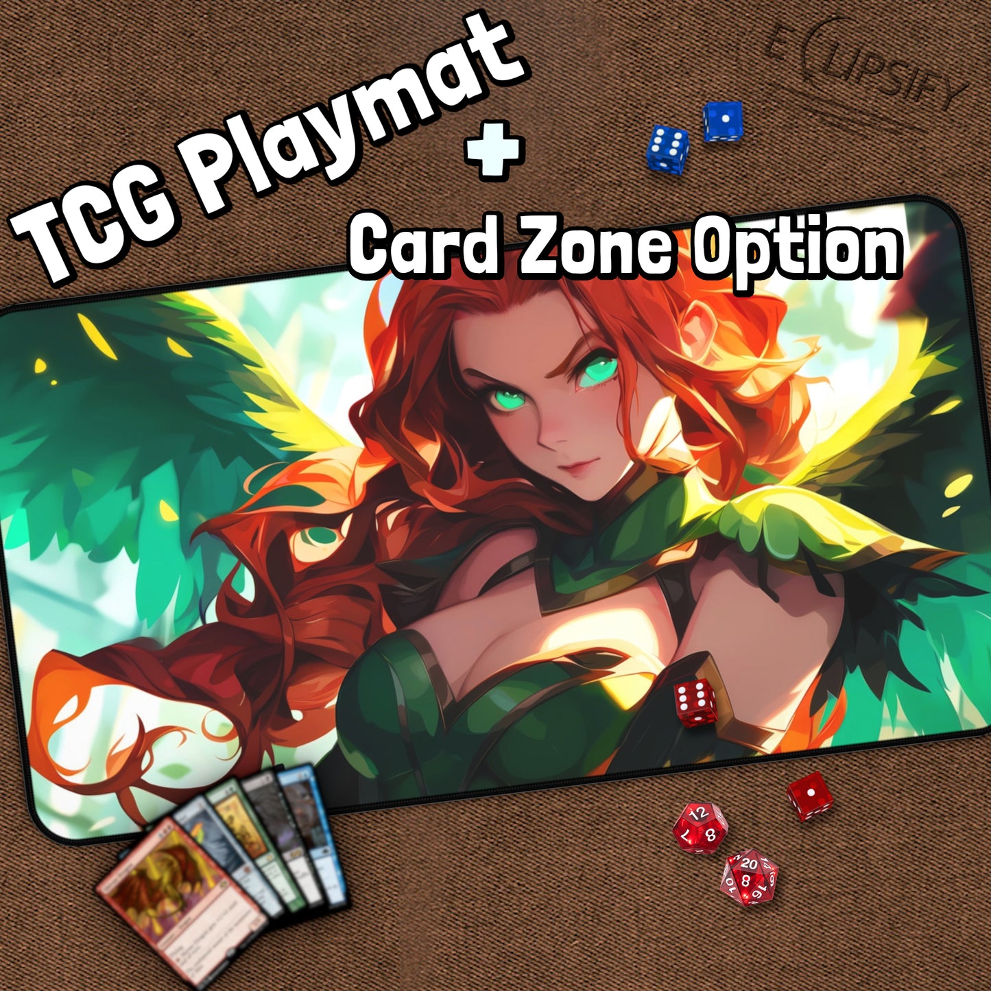 Wind Arrow: Ranger Girl TCG Playmat