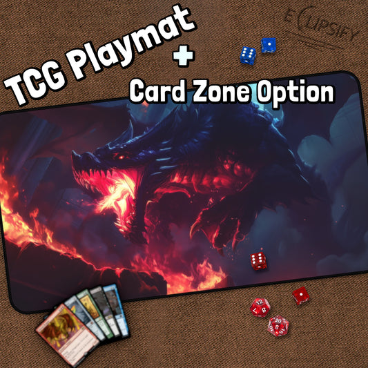 Inferno's Roar: Dragon TCG Playmat