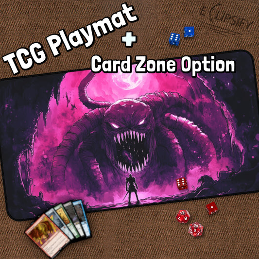 Indigo Beast: Purple Monster TCG Playmat