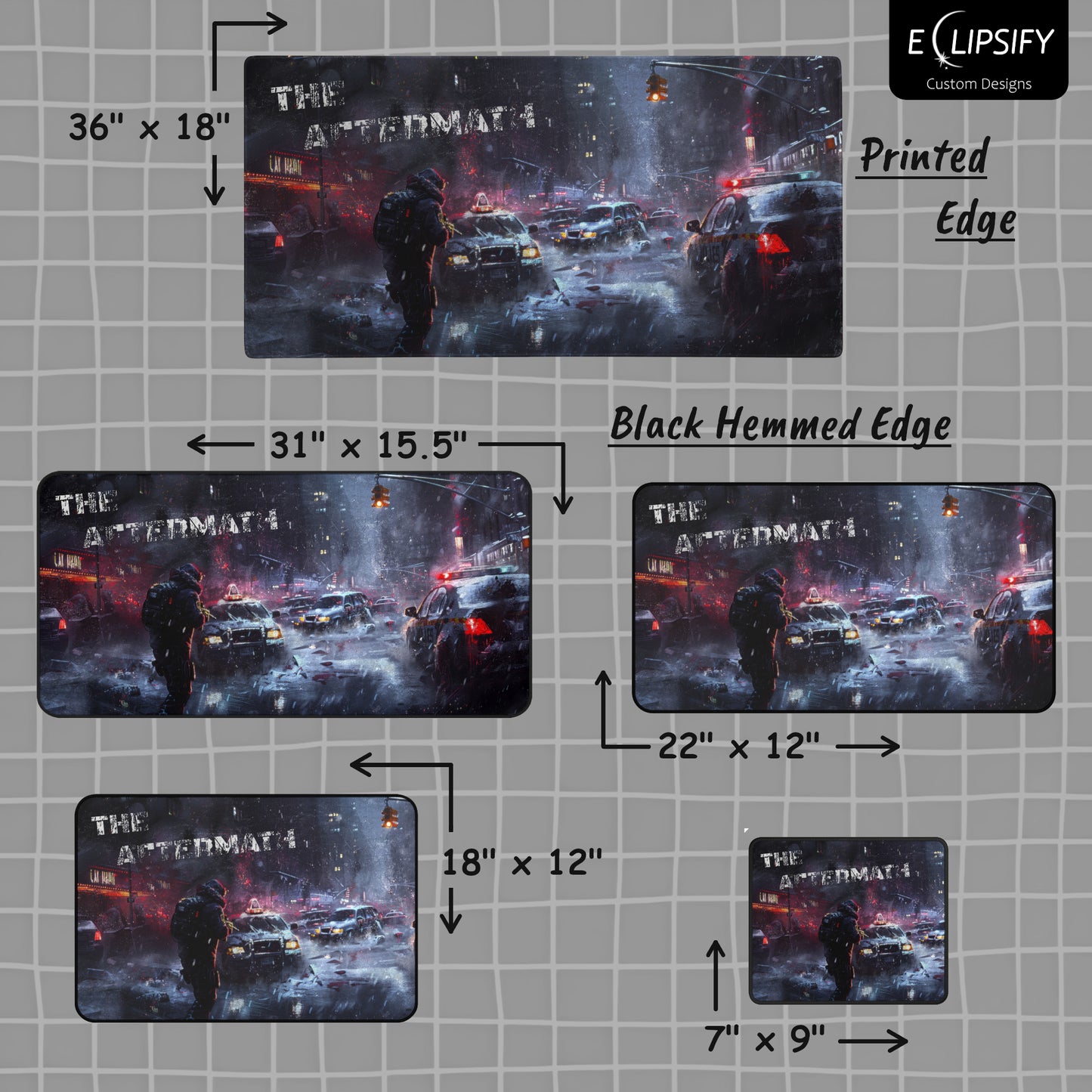 The Aftermath: Post-Apocalyptic City Mouse Pad