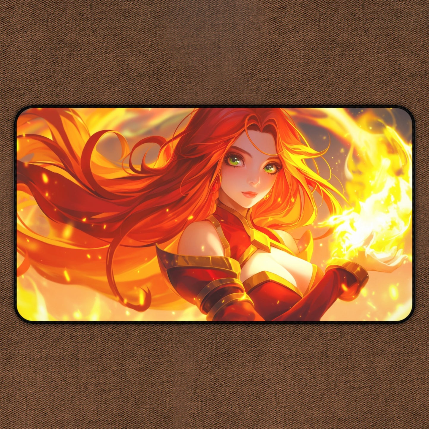 Blaze Maiden: Anime Fire Girl TCG Playmat