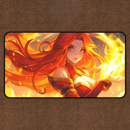 Blaze Maiden: Anime Fire Girl TCG Playmat