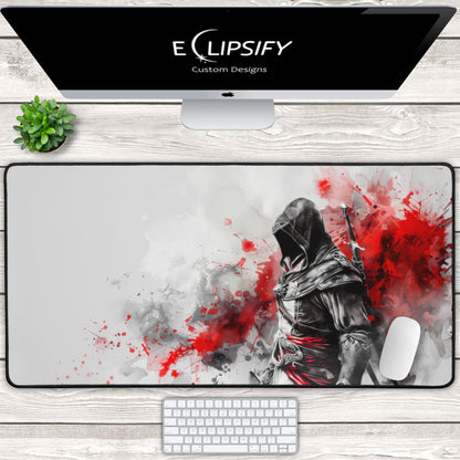 Red Blade: Assassin Gaming Mouse Pad
