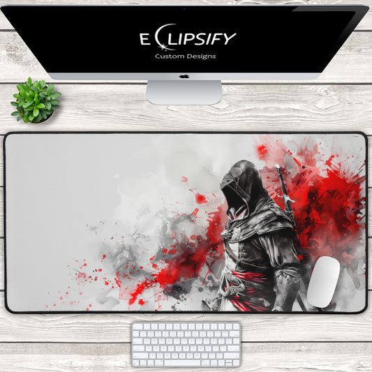 Red Blade: Assassin Gaming Mouse Pad