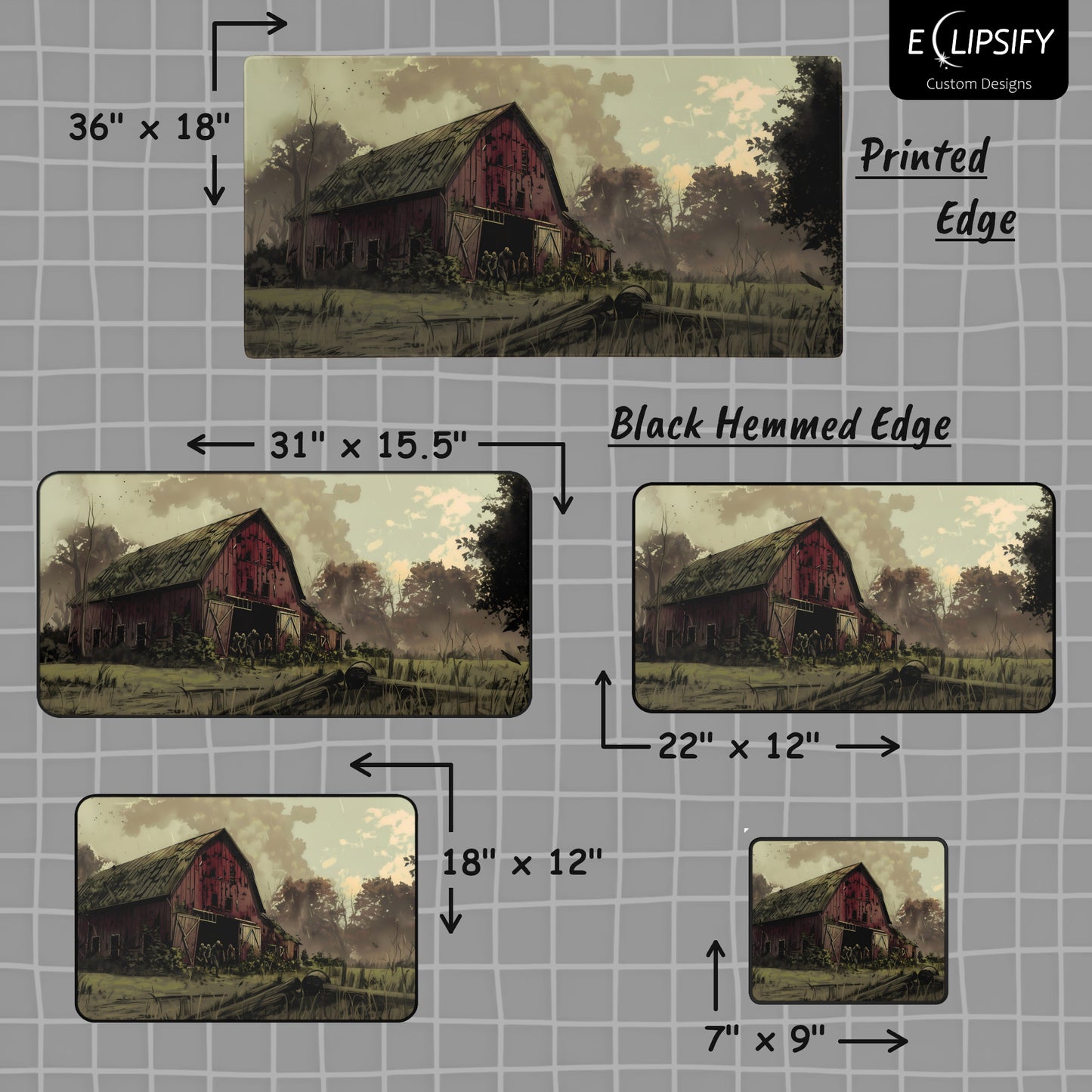 The Barn: Zombie Apocalypse Mouse Pad