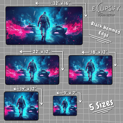 Brothers in Arms: Army Soldier Gaming Mouse Pad