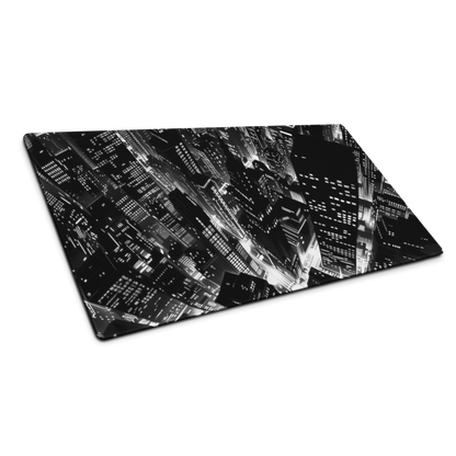 Urban Monochrome: Black and White City Mouse Pad