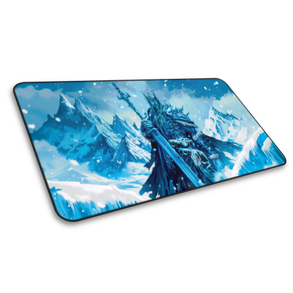 Frozen Reign: Lich King Blue Gaming Mouse Pad