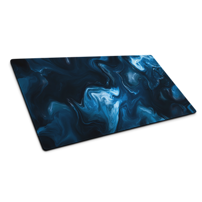 Mystic Mirage: Blue Marble Minimalist Mouse Pad