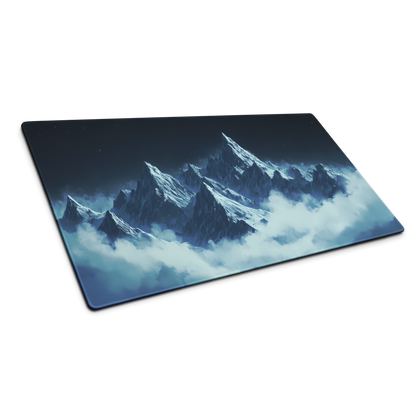 Blue Summits: Mountains Landscape Mouse Pad