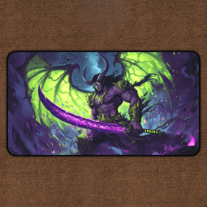 Doombound Slayer: Demon Hunter TCG Playmat