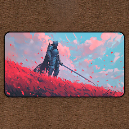 Steel And Petals: Knight TCG Playmat