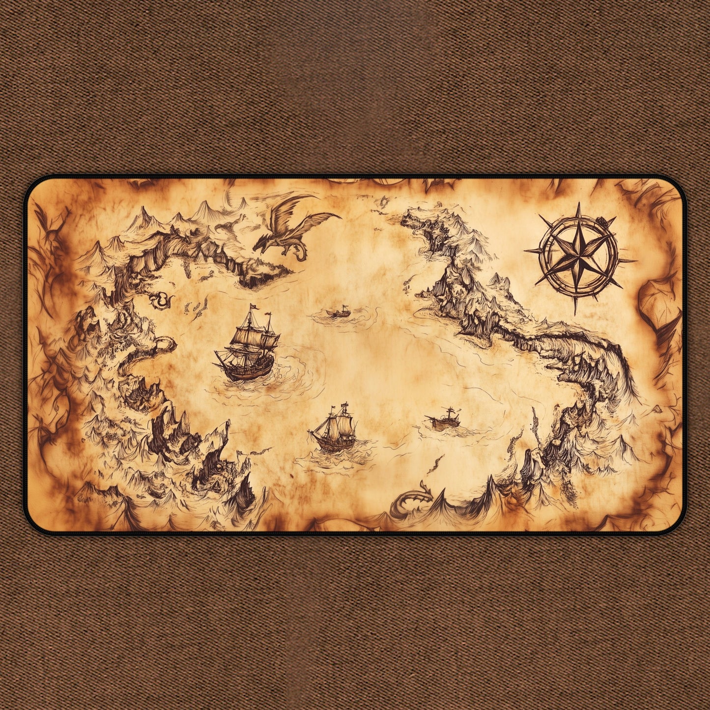 Pirate Treasure Map: TCG Playmat