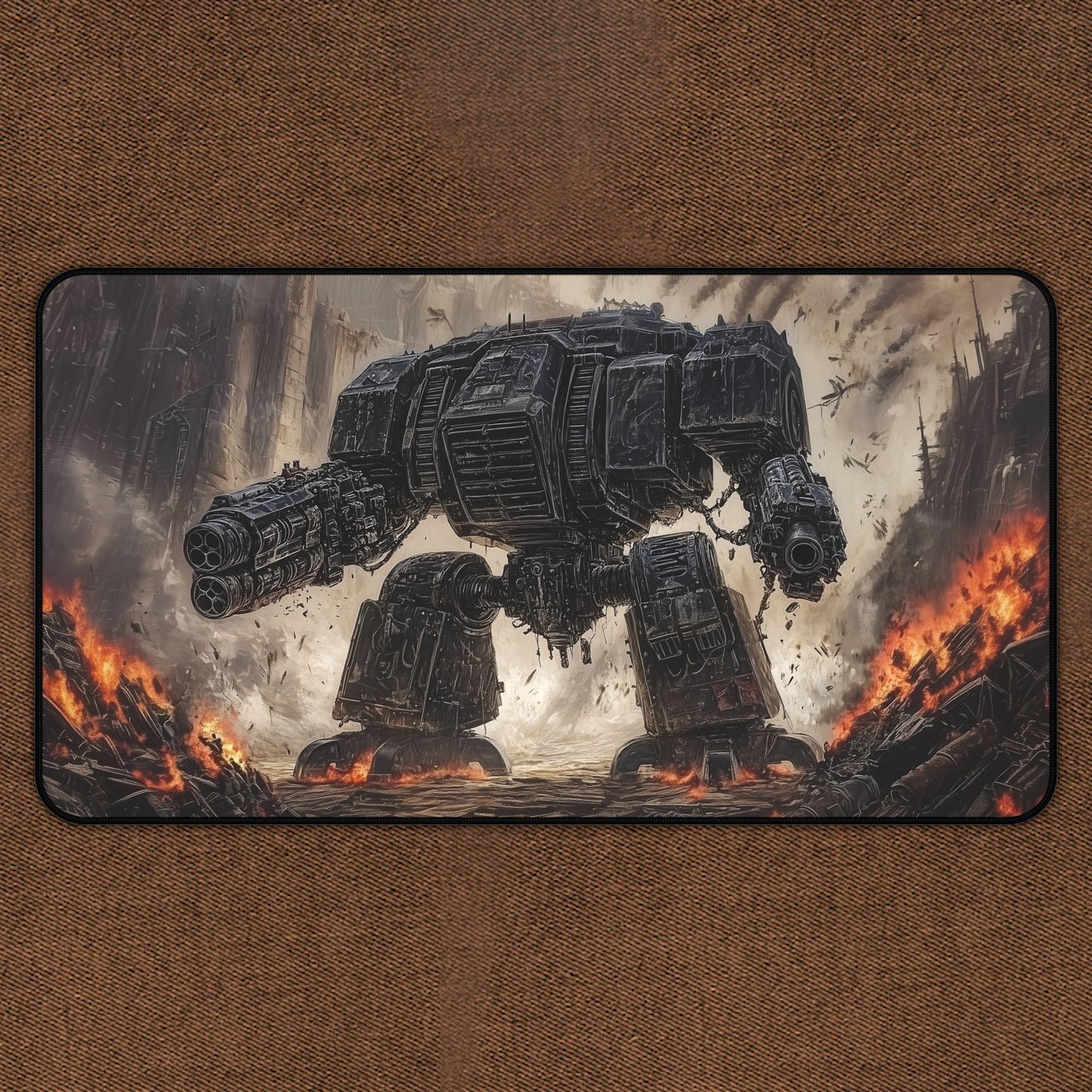 Steel Judgement: Mech Titan Destroyer TCG Playmat