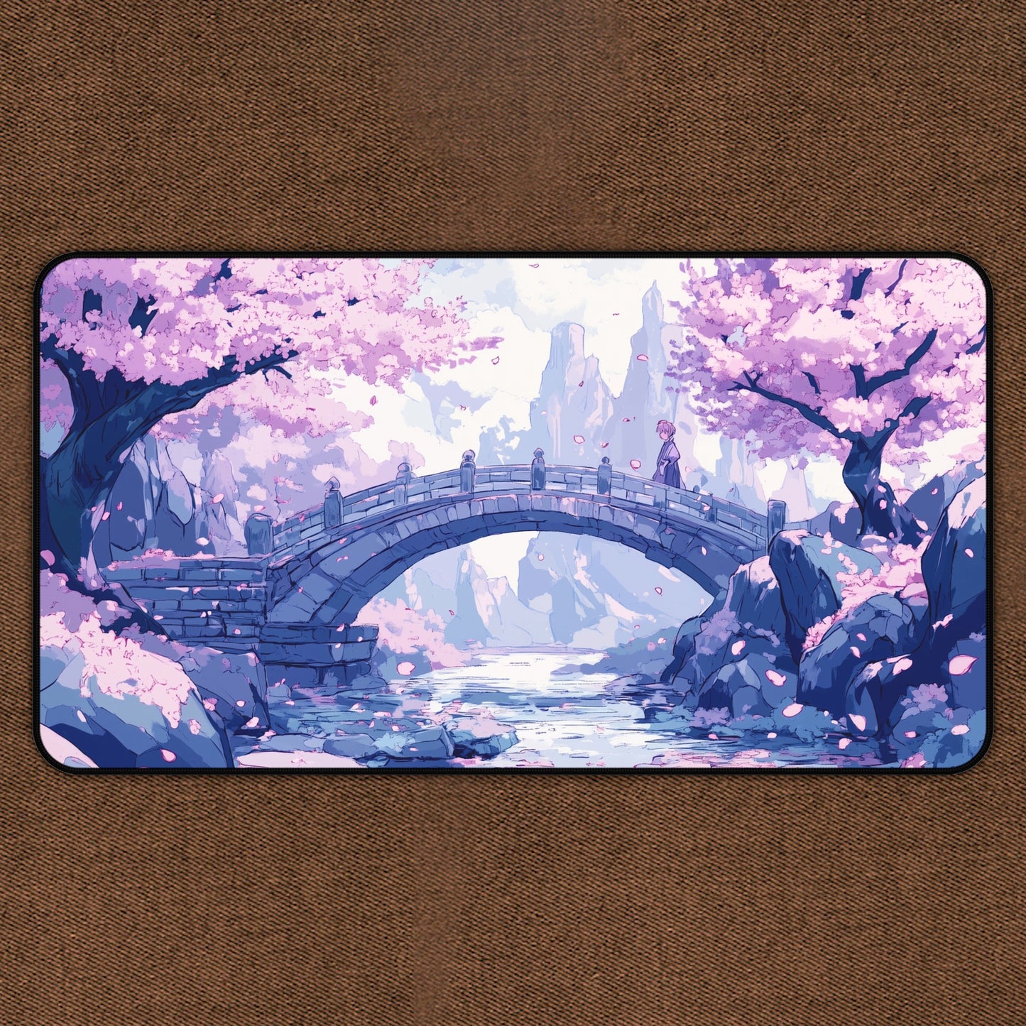 The Petal Pathway: Cherry Blossom TCG Playmat