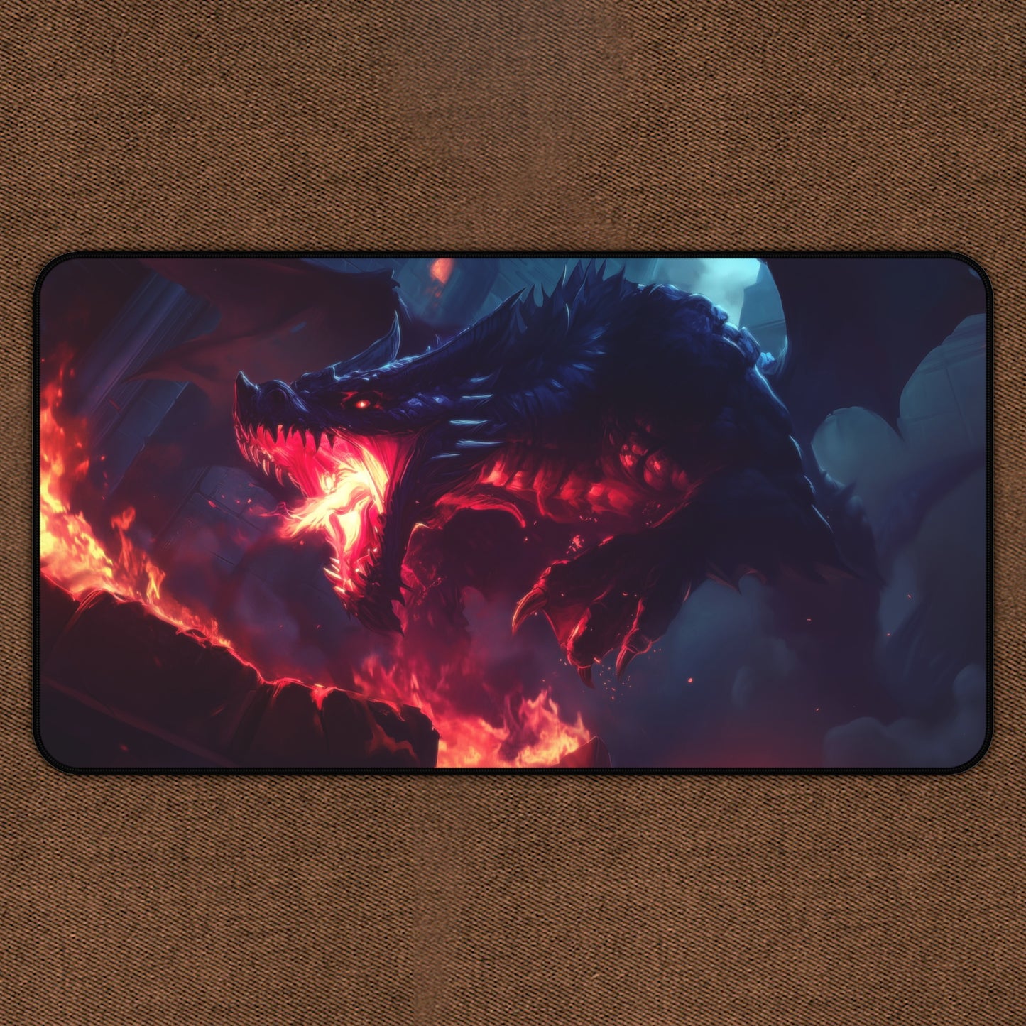 Inferno's Roar: Dragon TCG Playmat