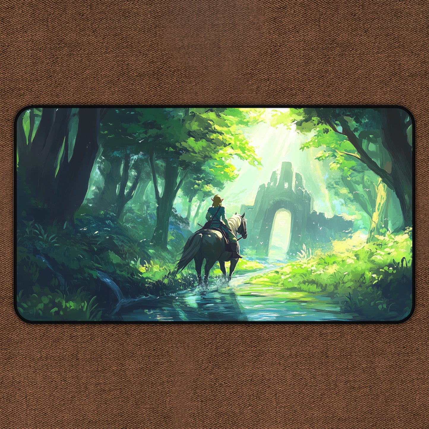 Lone Rider: Warrior And Horse TCG Playmat