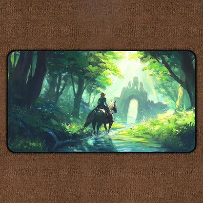 Lone Rider: Warrior And Horse TCG Playmat