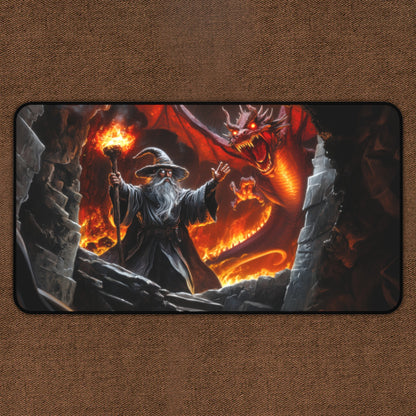 Dungeon Of Inferno: Wizard And Dragon TCG Playmat