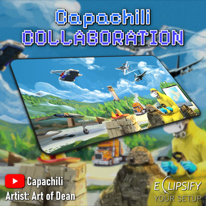 Capachili “Camp Chili” Content Creator Collaboration Gaming Mouse Pad