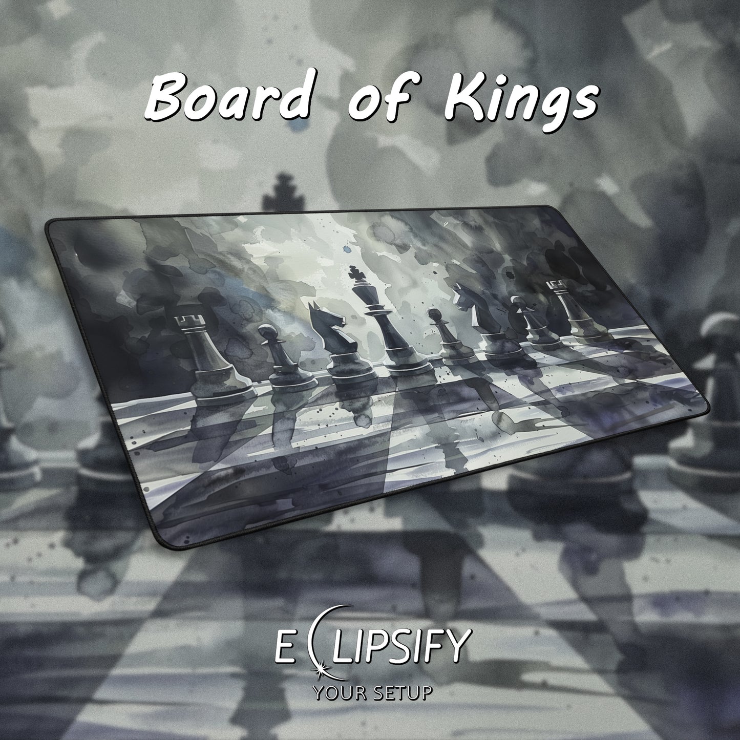 Board of Kings: Chess Gaming Mouse Pad
