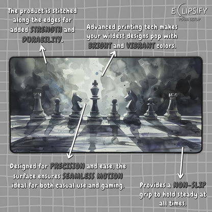 Board of Kings: Chess Gaming Mouse Pad