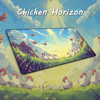 Chicken Horizon: Farm Animals Gaming Mouse Pad