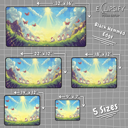 Chicken Horizon: Farm Animals Gaming Mouse Pad