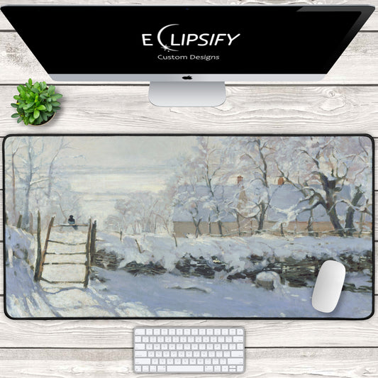 The Magpie: Claude Monet Mouse Pad