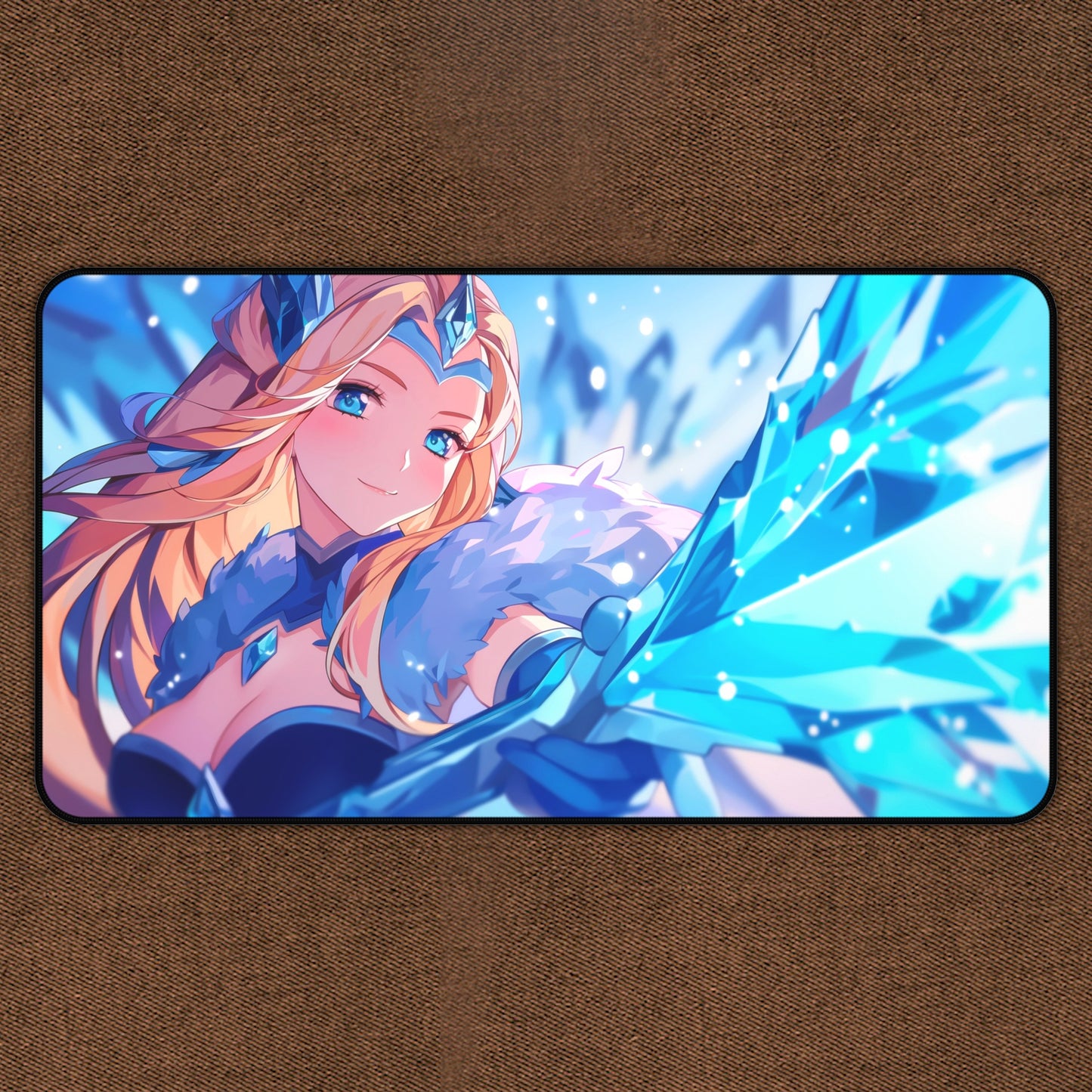 Crystal Princess: Crystal Anime Girl TCG Playmat