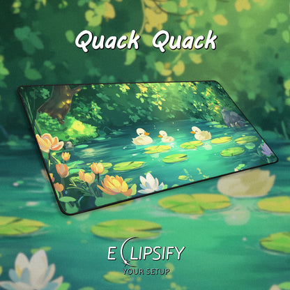Quack Quack: Duck Pond Mouse Pad
