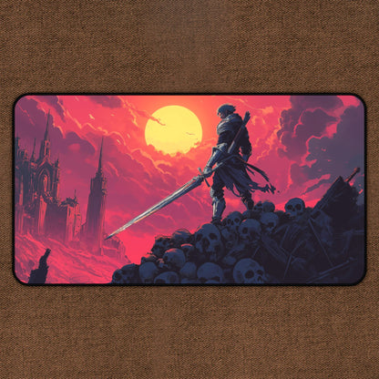 Blade Of The Night: Fantasy Dark Elf TCG Playmat