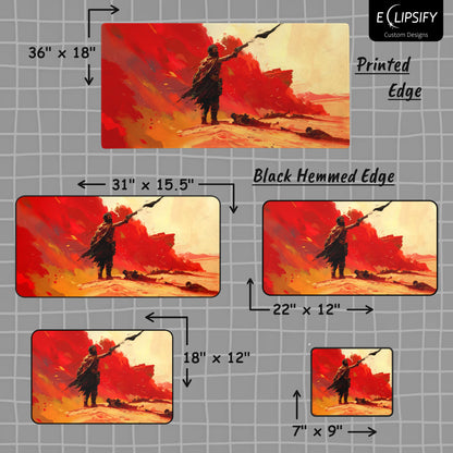 Apocalypse Road: Red Desert Apocalypse Mouse Pad