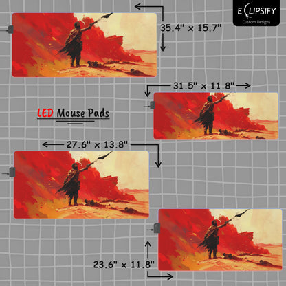 Apocalypse Road: Red Desert Apocalypse Mouse Pad