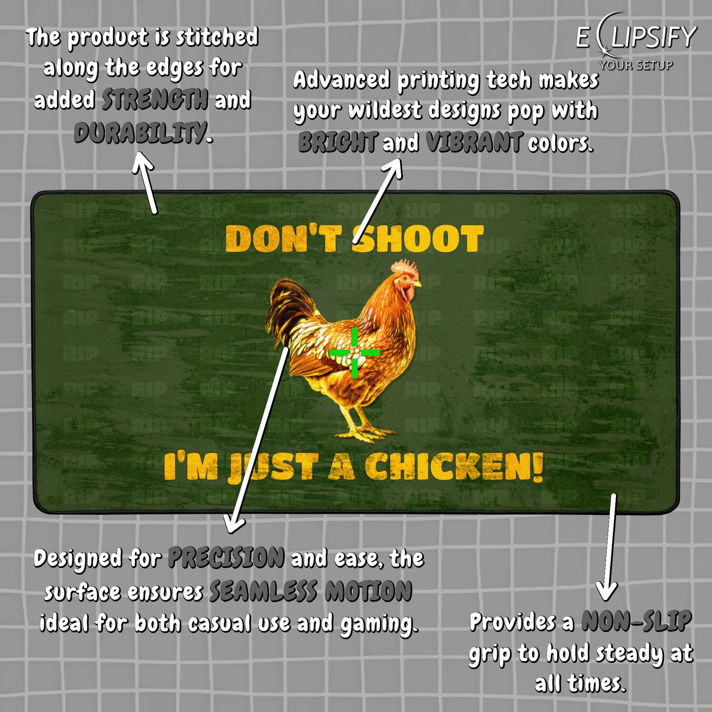 The Chicken: FPS Gaming Mouse Pad